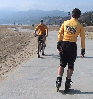 Dirk May Skating in Santa Monica